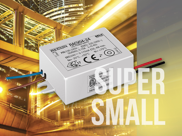 New Compact LED Drivers Designed for Integrated Lighting