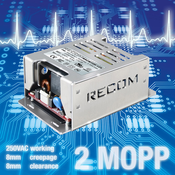 RACM range of AC-DC power supplies from RECOM