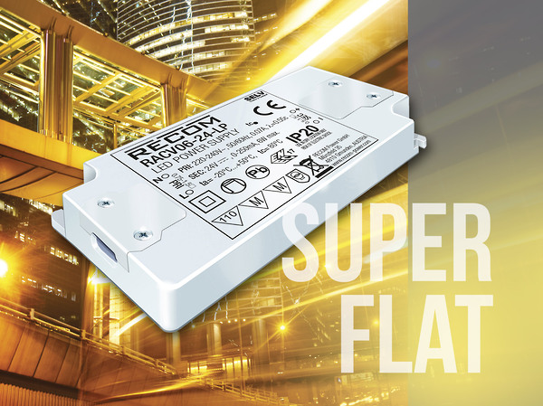 1610 PR RECOM Superflat LED drivers