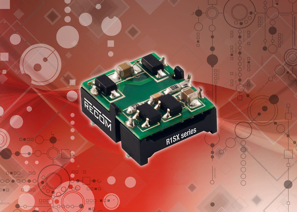 RECOM R1SX 1W unregulated DC/DC converters